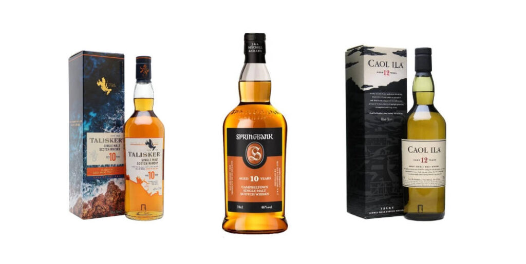 Středně kouřové whisky